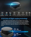 2D Lidar Sensor With 360 Degree Scan, 18 Meter Range, IP65 Protection, Obstacle Avoidance and Navigation for Bots, ROS and ROS2 Compatible, Ultra Slim 18mm Height for Easy Embedding in Compact Systems