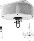 Heavy Duty Electric Chandelier Hoist Lifter With Remote Control For Villa Pendant Lights, 6 meter stroke hoist and remote.