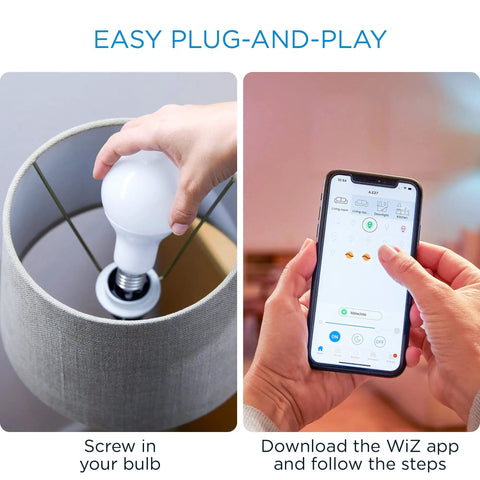 Motion Activated A21 Daylight LED Smart Bulb You Can Control With Your Voice Or App Hands Free, 100W Equivalent, 14.5W, E26 Indoor