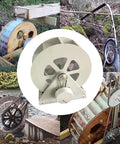 Rugged Outdoor Water Wheel Turbine Generator 100W Go To Ponds Streams Rivers And Canals Portable Hydroelectric Power Kit