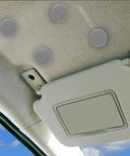 Roof Headliner Repair Pins Set 50 Pieces Gray Flannelette Interior Ceiling Fabric Fix For Sagging Convertible Tops And Automotive Trim Restoration Easy DIY Install installed in car ceiling