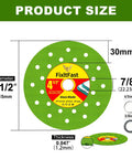 Four And A Half Inch Tile Cutter Diamond Saw Blade For Angle Grinder Set Of 3 product size and specifications shown