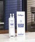Fridge Water Filter Replacement For Whirlpool EDR1RXD1 CUW1 Made In USA Compatible With JennAir KitchenAid on kitchen counter