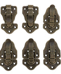 Six Piece Heavy Duty Toggle Hasp Latch Replacement For Chest And Tool Box, Cold Rolled Steel Cabinet Door Locks That Are Totally Awesome For Secure Storage Solutions, set of 6