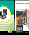 Book cover of 'Mastering MicroMaster Drives From Installation To Advanced Parameterization' featuring drive systems and configuration diagrams.