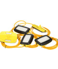 Outdoor 50 Ft LED String Light With 5 Lights, Weatherproof IP65 Plastic Construction, Delivers 4000 Lumens At 50 Ft
