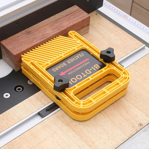 Featherboards For Table Saws And Band Saws With Feather Loc Safety System Adjustable Six Point Three Inch Extended Fit, on router table