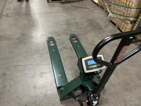 Industrial Grade Heavy Duty 2500 Lb Digital Pallet Jack Scale With Slick Low Profile Build And Hella Solid Steel Frame For Stress Free Warehouse Freight Moving And Precision
