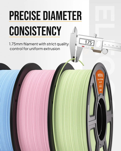 Premium Matte PLA 3D Printer Filament 1.75mm White Four Kilogram Spool Delivers Buttery Smooth Layers And Zero Headaches For Sweet Creations And Reliable Daily Print Jobs