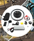 Powerful 48V 1000W Rear Wheel Electric Bike Conversion Kit for 20 Inch Mountain Bikes With LED Display and Controller