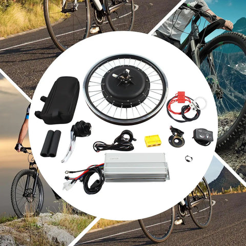 Powerful 48V 1000W Rear Wheel Electric Bike Conversion Kit for 20 Inch Mountain Bikes With LED Display and Controller