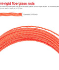 128 Ft Fish Tape Wire Puller For Wall And Ceiling Wiring With Fastener. Durable Polyester Fiber Rope on a coil, 3/16 inch diameter.