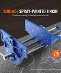 Beast Mode Heavy Duty Cast Iron Workbench Vise With Quick Release Lever 13 Inch showing spray-painted finish and waterproof features.