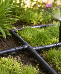 Drip Irrigation Fittings Kit For Half Inch Tubing Includes 30 Tees 30 Couplings 20 Elbows 10 End Closures 10 End Cap Plugs Barbed Connectors