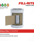 Three Quarter Inch Thread Spin On Fuel Filter With Ten Micron Rating For Up To Twenty Five GPM Fuel Transfer Systems Protect Pumps Engines And Injectors In Auto And Industrial Setups. Visible filter element.