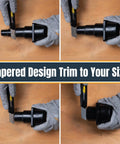 Step Adapter For Shop Vac And Wet Dry Vacuums Lets You Connect Power Tools And Vacuum Attachments shown trimmed to size