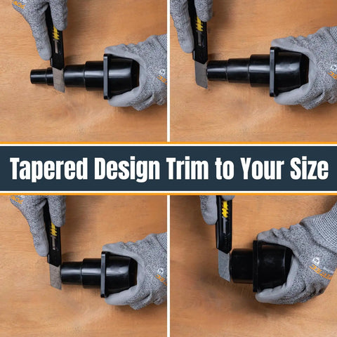 Step Adapter For Shop Vac And Wet Dry Vacuums Lets You Connect Power Tools And Vacuum Attachments shown trimmed to size