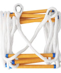 Folded 16 Foot Fire Escape Ladder For Two Story Buildings With Flame Resistant Rope Emergency Ladder For Second Floor Rescue