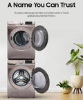 Space Saving 27 Inch Front Load Washer And Dryer Stack Kit With All Parts Included For No Fuss Setup Easy Install Keeps Your Laundry