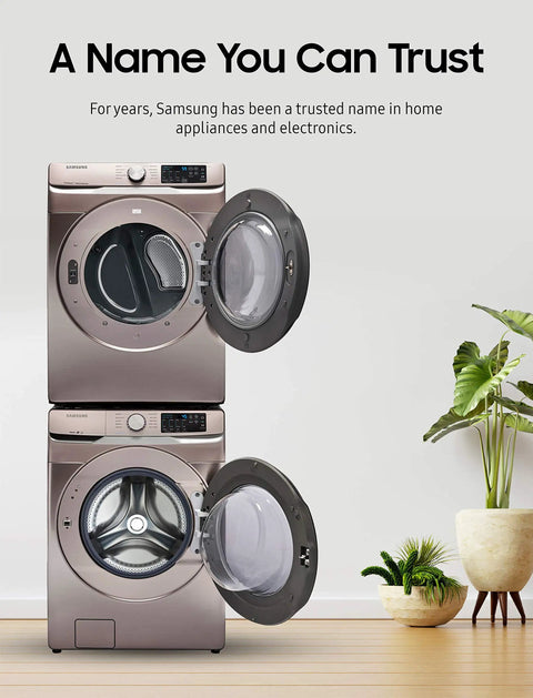 Space Saving 27 Inch Front Load Washer And Dryer Stack Kit With All Parts Included For No Fuss Setup Easy Install Keeps Your Laundry