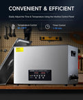 30L Ultrasonic Cleaner With Degas Mode And 600W Heater 40 KHz Power For Grime Bustin Fast Thorough Cleaning Of Auto Parts Tools