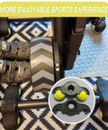 4 Pack Bike Trainer Rocker Feet With 8 Tennis Ball Dampeners on indoor trainer, reducing vibration and noise, protecting floors
