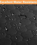 Close-up of waterproof fabric on Back Seat Dog Car Seat Cover Hammock For Cars 2026 Upgraded 600D Heavy Duty Waterproof And Scratch Resistant Pet Protector
