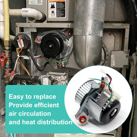 Furnace Draft Inducer Motor Assembly Replacement For Carrier Bryant Payne J238-112-11203 installed in heating system