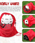 4 Pack Welding Helmet Bags With Drawstring Locking, Lightweight Microfiber Helmet Storage showcasing helmet and sports gear