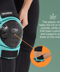 All In One Knee Pads Elbow Pads And Wrist Guards Set For Men Women And Kids Pro Grade Protective Gear For Skateboarding
