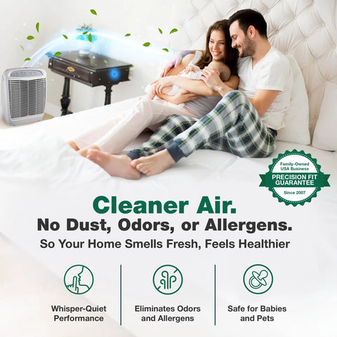 Family using Top Rated HEPA Air Purifier Replacement Filter For Kenmore Units 83200 83202 83230 83354 83355 And 295 Series