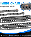 3.6L Pentastar Timing Chain Kit Drop-In For 2011-2016 Jeep Grand Cherokee Wrangler Dodge Charger showcasing alloy steel chains