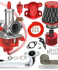 PZ30 30mm Carburetor Upgrade Kit For Predator 420cc 301cc And GX Series Engines with manifold and exhaust components