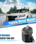 Engine motor mount for Honda Accord and Crosstour 2008 to 2012, OE number 50820-TA0-A01, durable rubber construction.