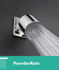 Pulsify S 4-Inch Modern Showerhead With PowderRain One Spray And QuickClean Chrome Finish For A Spa Like Rain Experience