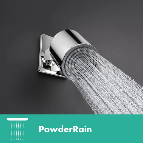 Pulsify S 4-Inch Modern Showerhead With PowderRain One Spray And QuickClean Chrome Finish For A Spa Like Rain Experience
