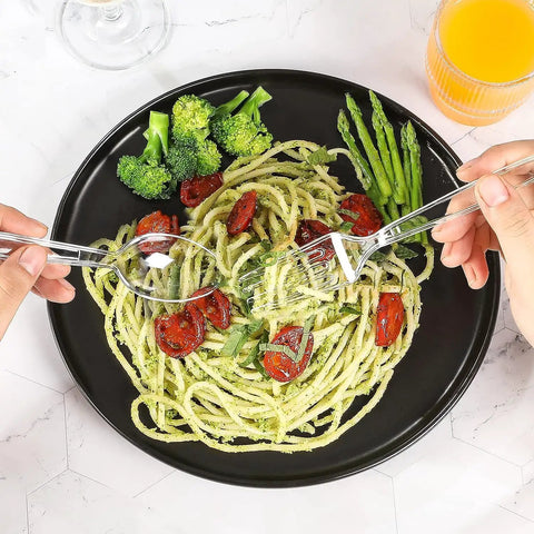 400 Count Heavy Duty Plastic Utensils Set Disposable Forks And Spoons Party Ready Cutlery For Big Gatherings Crack Resistant