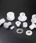 Heavy Duty 4 Piece Flanged Sleeve Bearings With Self Lubricating Nylon Bushings For Shafts 16mm Bore 18mm Od 23Mm Length showing various nylon bushings.