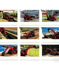 Compact Construction Machine With 4WD Power And 2.3m Digging Depth Built Tough Workhorse Loader Digger Combo in action
