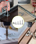 600pcs Short Wood Screws Kit M3 Stainless Steel Assortment With Countersunk Flat Head Design For Cabinet Hinges And Tiny Furniture Repairs