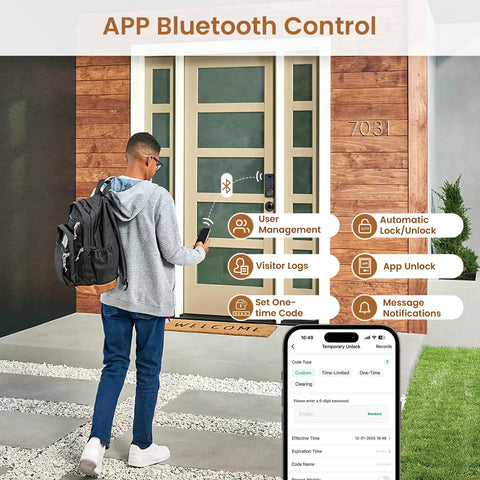 No Sweat Fingerprint Keyless Entry Deadbolt Door Lock With Touchscreen Keypad Battery Backup And Flat Out Fast Unlocking Slick Modern Smart Door Knob Replacement Heavy Duty Home Security Upgrade For Interior Or Exterior Homes