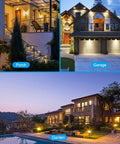 Dusk To Dawn Outdoor A19 LED Bulbs With Auto On Off Photocell Sensor No App Needed 60W Equivalent in porch, garage, garden