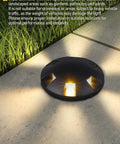 Petal Shaped In Ground Landscape LED Well Lights For The Yard 6W 200 Lumens 12V Low Voltage Pathway Lighting illuminating path