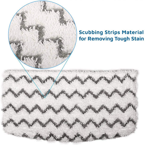 Four Pack Microfiber Mop Pad Refills For Shark Steam Mops S1000 S1000A S1000C S1001C S2001 Washable And Reusable Pads For Hardwood Tile And Stone Floors
