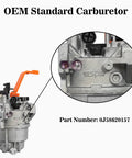 Quality Generator Carburetor Replacement Kit For Generac Gp7500 Gp8000 Gp8000e Heavy Duty Oem Build with orange lever detail.
