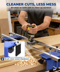 58 Inch Router Flattening Sled For Woodworking 5.5 Inch Height Adjustable Slab Flattening Jig Preassembled Planer Sled