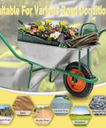 13 Inch Flat Free Replacement Tires For Carts And Wheelbarrows Heavy Duty Beefy Set Of Four Fits Garden Wagons Hand Trucks