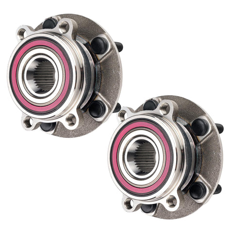 2 Pack Front Wheel Hub Bearing Assembly 513347 For Mazda CX-5 2013-2022 And Mazda 6 2014-2019 5 Lug Pattern 114.3mm Direct Fit Hub