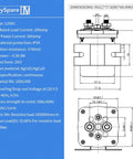 200 Amp Battery Isolator And Continuous Duty Solenoid For 12V Systems technical specifications and dimensions diagram.