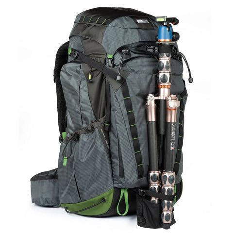 Rotating 50L Plus Camera Backpack For Epic Adventure Photography With Front Access, Tripod Carry, Side Water Bottle Pocket
